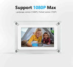 Bondilane — Portable Digital Photo Frame Acrylic IPS Display Rechargeable Home Decor