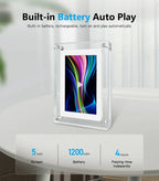 Bondilane — Portable Digital Photo Frame Acrylic IPS Display Rechargeable Home Decor