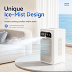 Bondilane — Portable Mist Cooling Fan Mini Desktop Air Cooler with 370mL Water Tank