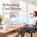 Bondilane — Portable Mist Cooling Fan Mini Desktop Air Cooler with 370mL Water Tank