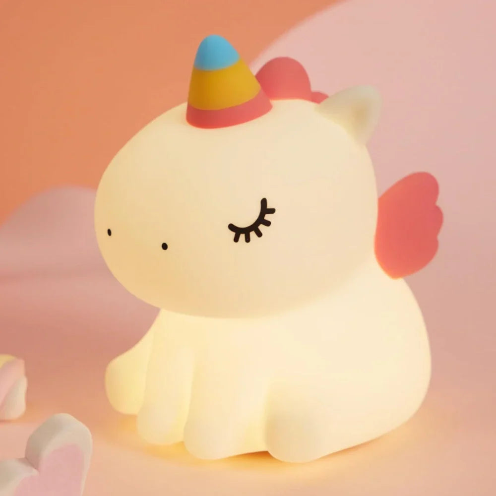 Bondilane — Portable Rechargeable Squeeze Night Light Lamp with Touch Control