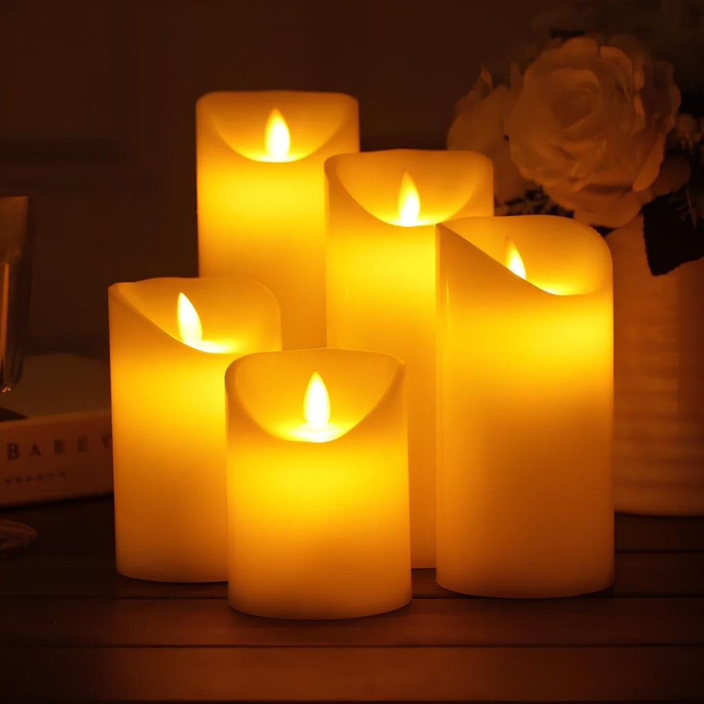 Bondilane — Realistic Flickering LED Pillar Flameless Candles for Cozy Home Ambience