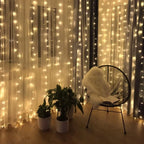 Bondilane — Relaxing Warm White LED Fairy Curtain Lights with  Dynamic 8 Modes
