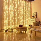 Bondilane — Relaxing Warm White LED Fairy Curtain Lights with  Dynamic 8 Modes
