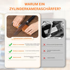 Bondilane — Reliable Diamond-Coated Knife Sharpener with Magnetic Sharpening Angle Guide for Chef's Knives