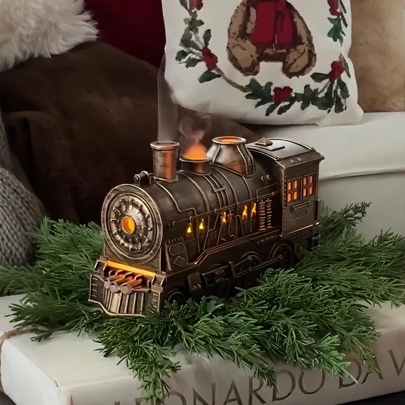 Bondilane — Retro Compact Steam Locomotive Train Humidifier with Ambient LED Glow