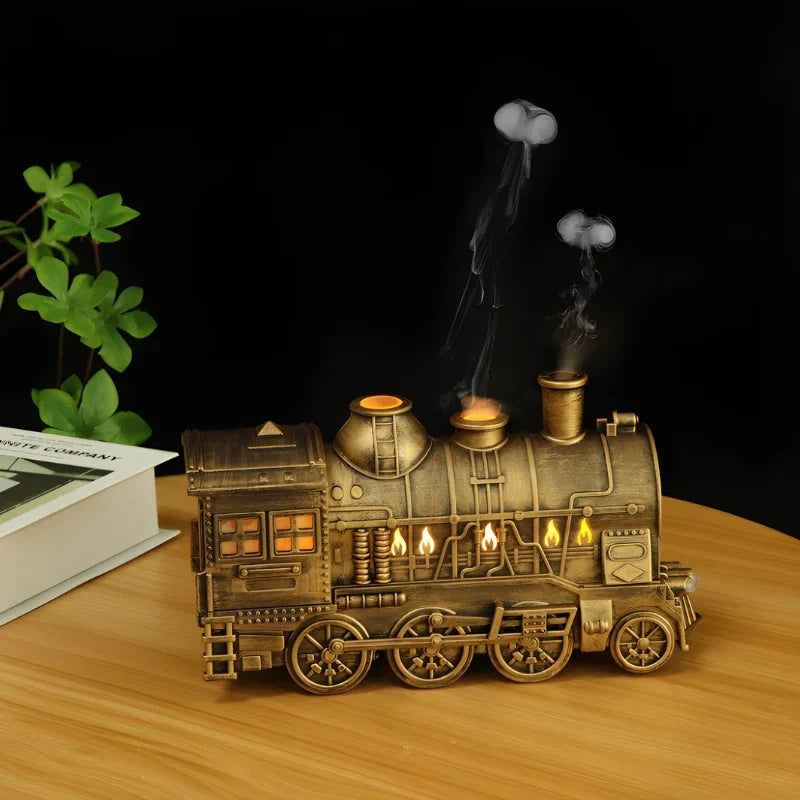 Bondilane — Retro Compact Steam Locomotive Train Humidifier with Ambient LED Glow