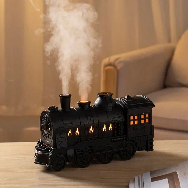 Bondilane — Retro Compact Steam Locomotive Train Humidifier with Ambient LED Glow