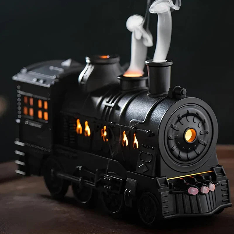 Bondilane — Retro Compact Steam Locomotive Train Humidifier with Ambient LED Glow