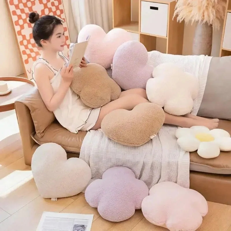 Bondilane — Soft Heart Decorative Pillow