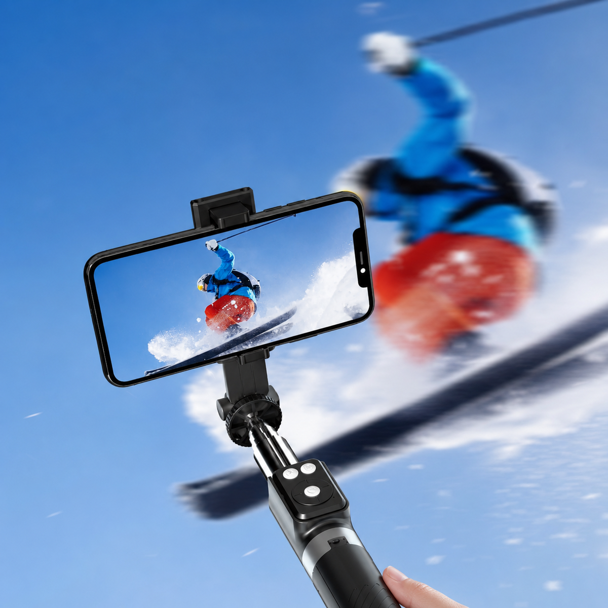 Bondilane — Selfie Stick Tripod Combo 65.7" Extendable Bluetooth Remote Phone Stand