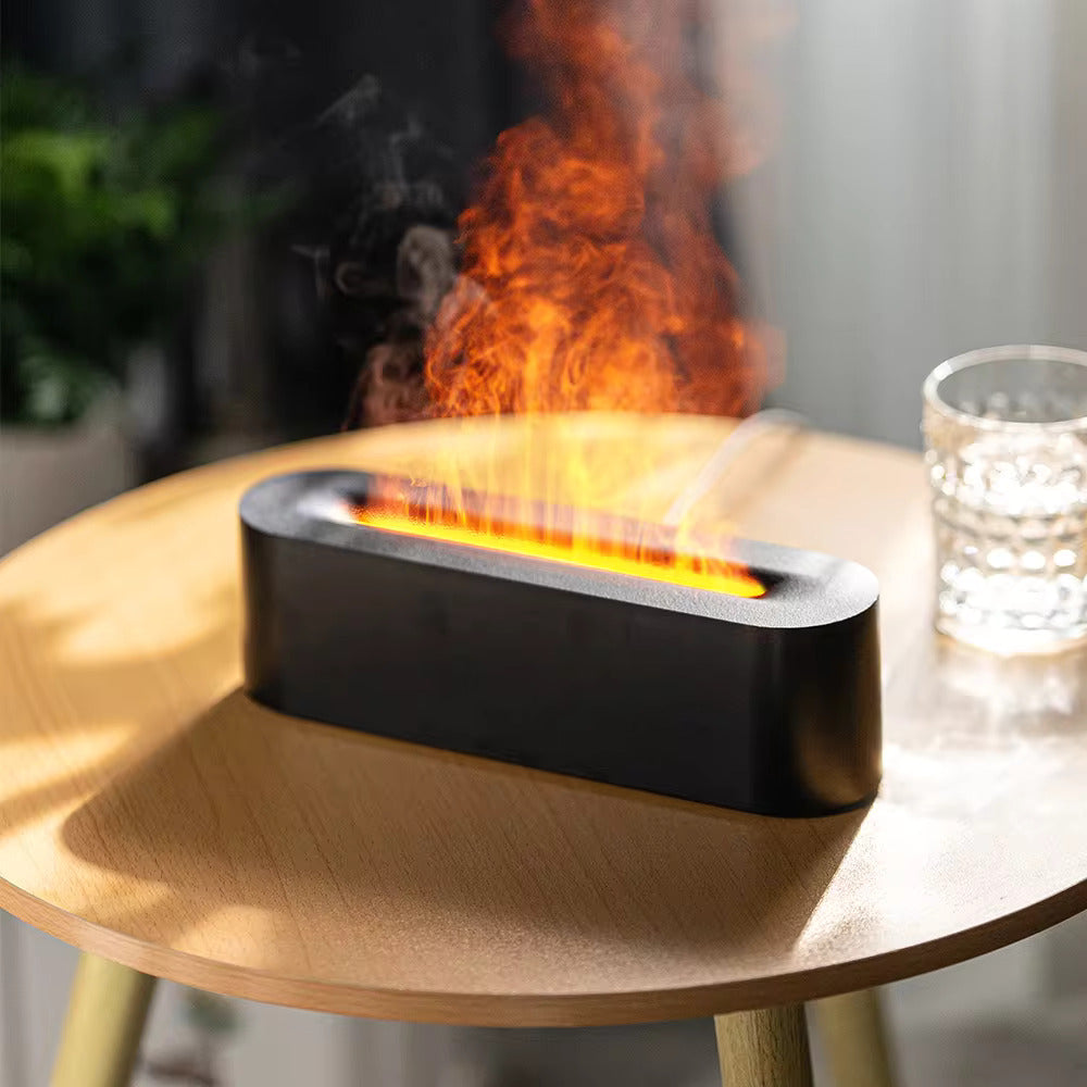 Bondilane — Smart Flame Effect Humidifier with LED Color Mist Aroma Diffuser