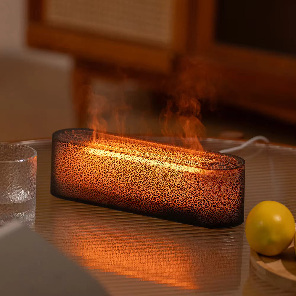 Bondilane — Smart Flame Effect Humidifier with LED Color Mist Aroma Diffuser