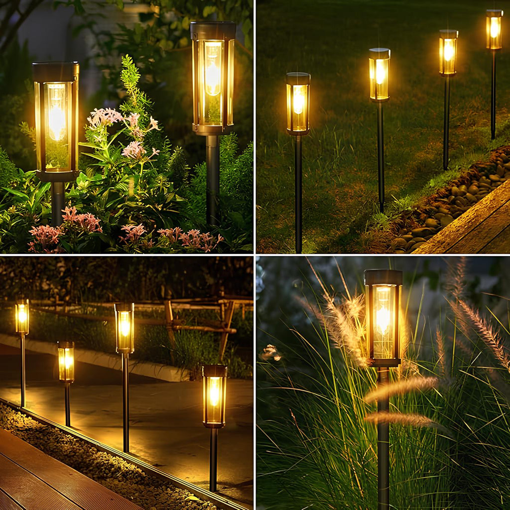 Bondilane — Solar Torch Light - Flickering Flame Garden Lamp for Outdoor Use