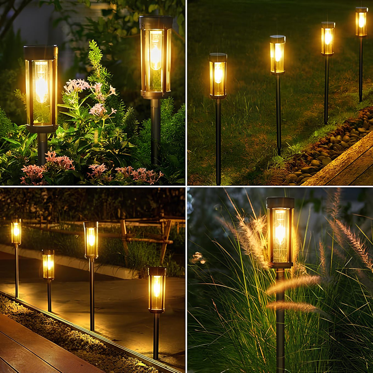 Bondilane — Solar Torch Light - Flickering Flame Garden Lamp for Outdoor Use