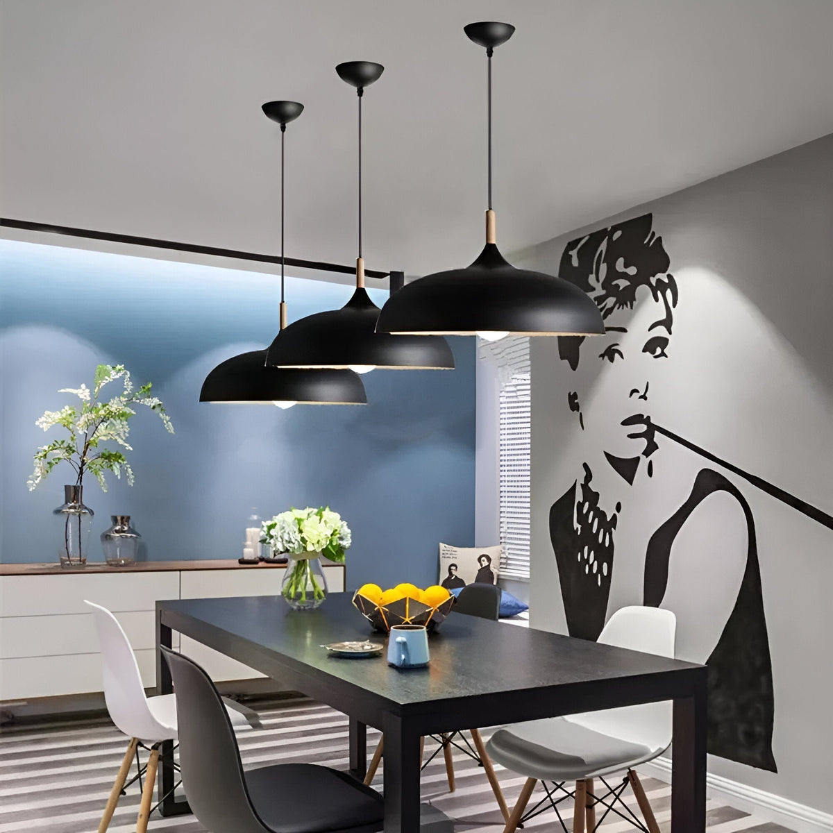 Bondilane — Stylish Interior Japandi-Inspire Nordic Wood LED Pendant Lamp