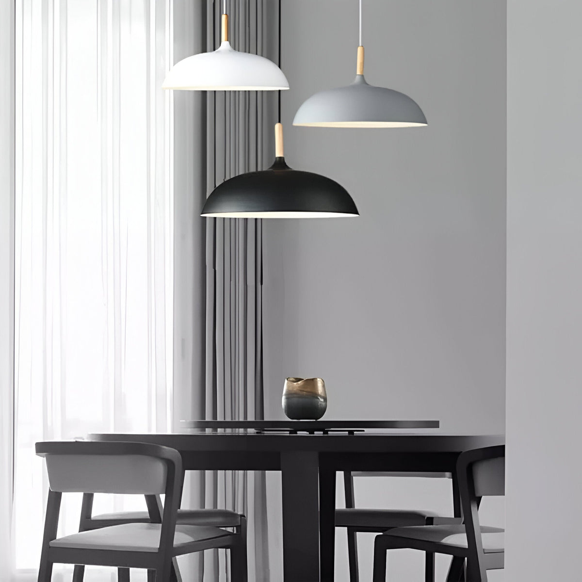Bondilane — Stylish Interior Japandi-Inspire Nordic Wood LED Pendant Lamp