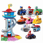 Bondilane — Toy Car Playset Kids Slide Tower Rescue Activity Set