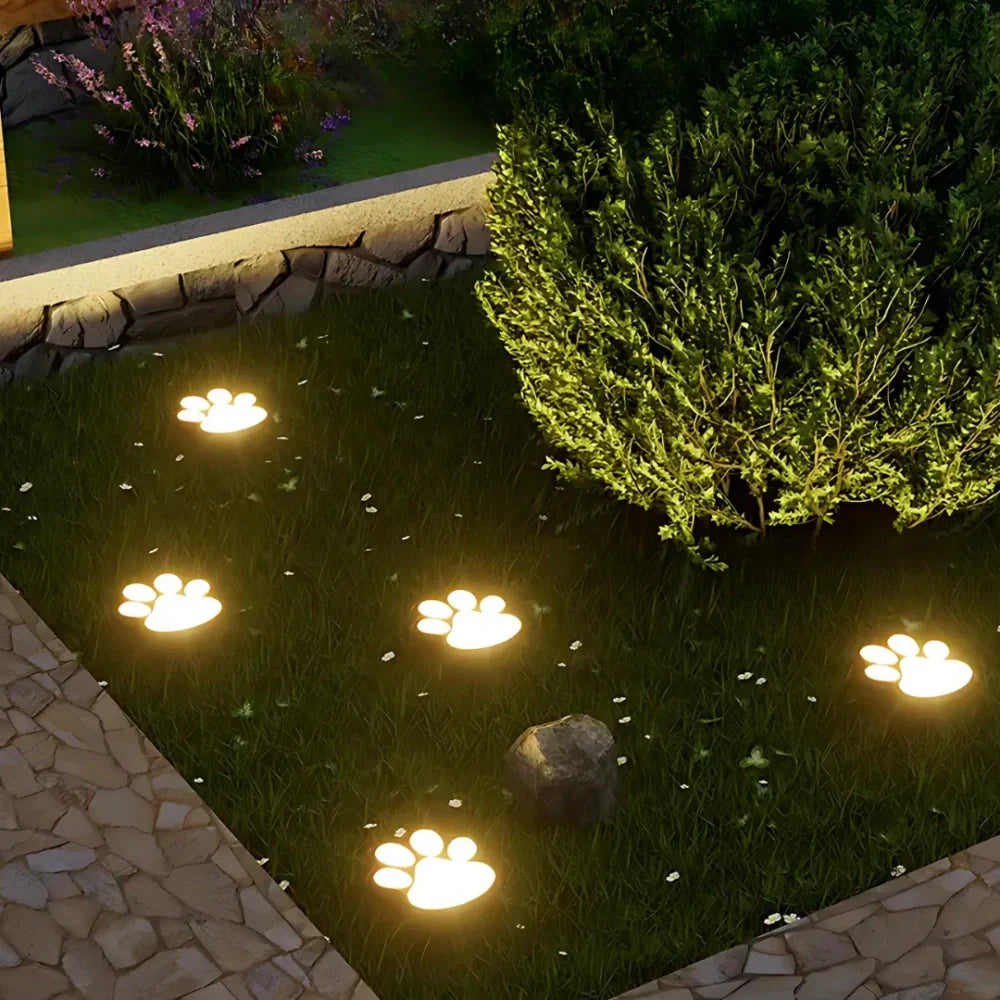 Bondilane — Trendy Energy-Efficient Solar Paw Shape Light for Outdoor Spaces