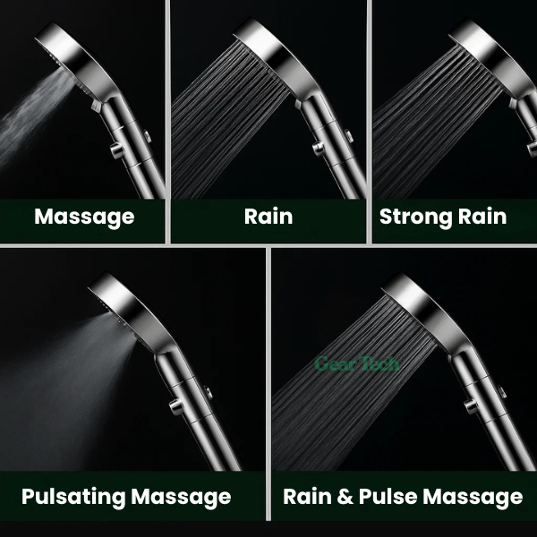 Bondilane — Turbo Boost Shower Head with 9‑Layer Filtration System