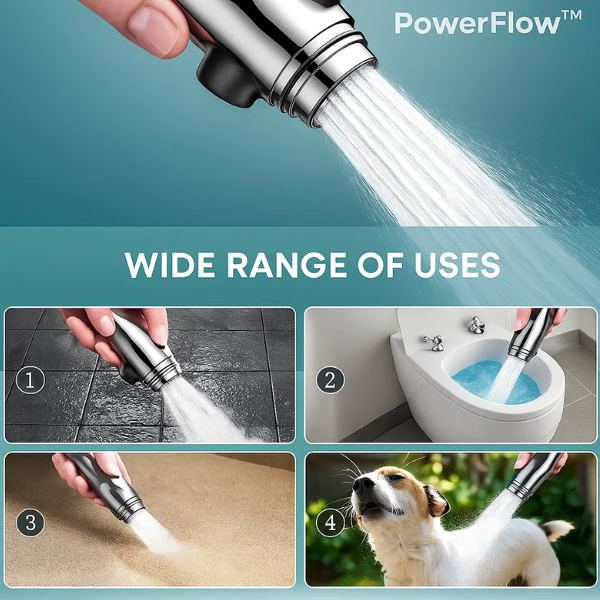 Bondilane — Turbo Boost Shower Head with 9‑Layer Filtration System