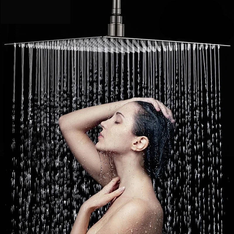 Bondilane — Ultra Thin 16-Inch Filtered Rainfall Ceiling Shower Head