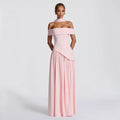 Bondilane — Women's Backless Maxi Dress High Slit Strapless Bodycon Party Gown