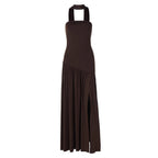 Bondilane — Women's Long Sleeve Bodycon Dress Ruched Round Neck Fall Winter Party