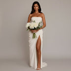 Bondilane — Women's Maxi Dress Long Sleeve Bodycon Ruched Party Evening Gown