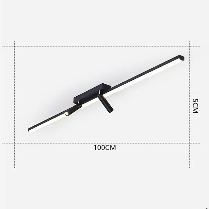 Modern Flush Ceiling Lamp Rotatable LED Spotlight