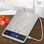 Digital Kitchen Scale 15kg Precision USB Rechargeable Food Weighing - Image 2