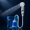 Compact USB Rechargeable Outdoor Shower Head Pump Kit
