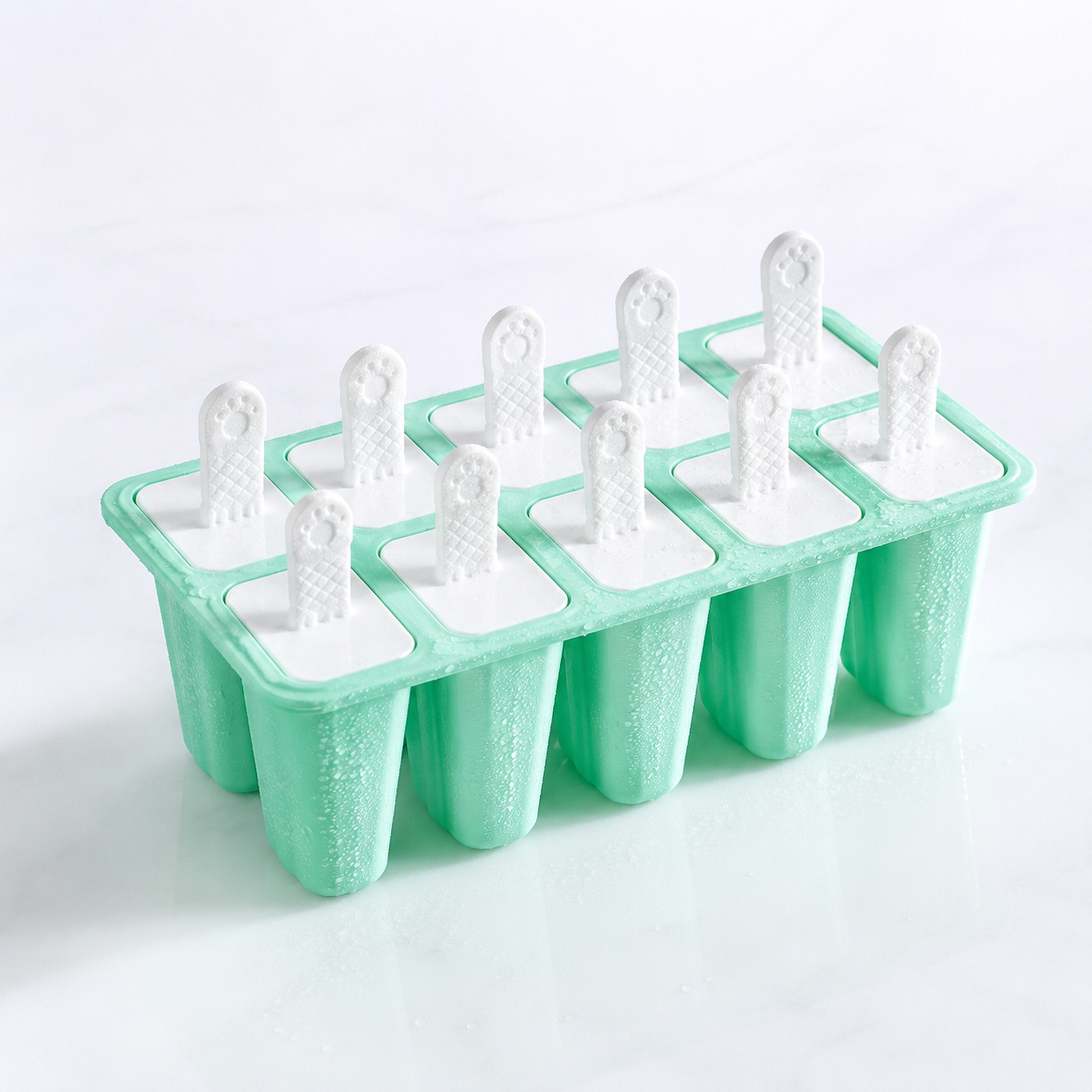 Silicone Ice Pop Mold with Sticks for Homemade Frozen Treats
