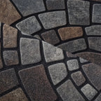 Half Circle Door Mat Non Slip Indoor Outdoor Mosaic Entryway - Image 7