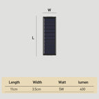 Modern Wire-free Solar Wall Outdoor Lights For Garden and Courtyard