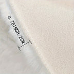 Round Fluffy Rug Soft Plush Circle Area Carpet Bedroom Decor - Image 6
