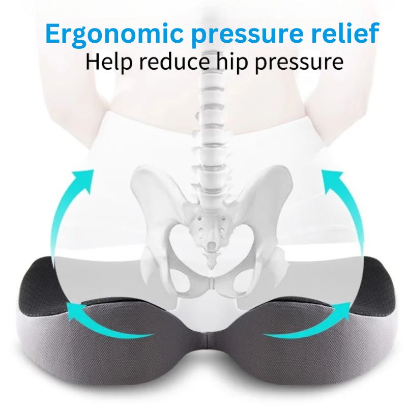 U-Shaped Seat Cushion Posture Support for Car and Office Chairs