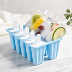 Silicone Ice Pop Mold with Sticks for Homemade Frozen Treats
