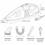 12V Portable Car Vacuum Cleaner with Strong Suction