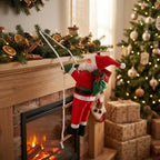 Fabric Climbing Santa Christmas Decoration Rope Ladder - Image 5