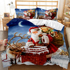 Christmas Duvet Cover Set Digital Print - Image 8