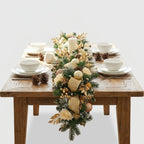 Decorated Artificial Pine Christmas Garland Mesh Ribbon - Image 3
