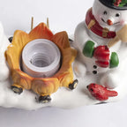 Snowman Campfire Plug In Night Light Flickering Flame Bulb - Image 4