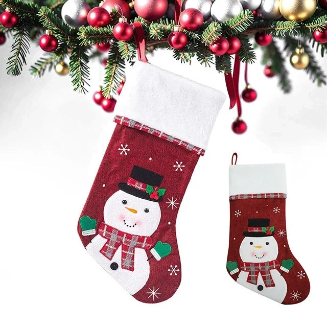 2 Pack Christmas Stockings Plush Cuff - Image 11