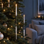 Hanging LED Christmas Tree Candles Flickering Flame - Image 12