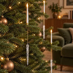 Hanging LED Christmas Tree Candles Flickering Flame - Image 6