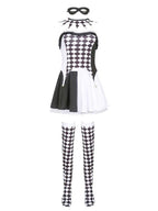 Women 5 Piece Clown Costume Set - Image 7