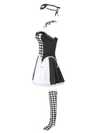 Women 5 Piece Clown Costume Set - Image 9