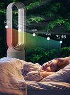 4-in-1 Air Circulation & Purification Tower Fan with Remote Control