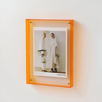 Coloured Transparent Photo Frame – Elegant Contemporary Showcase